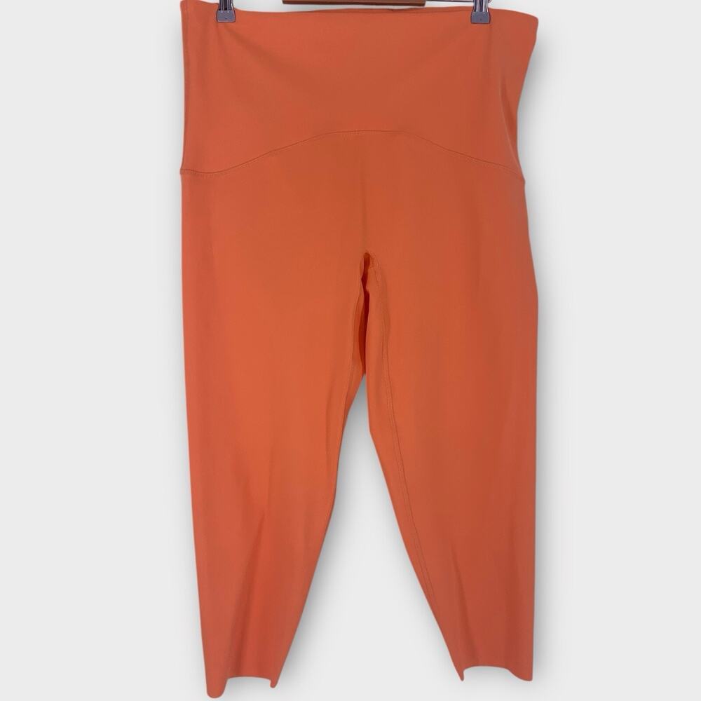 NWT Spanx Booty Boost Active 7/8 Leggings In Nectarine Orange Size 2X - Picture 2 of 15